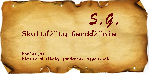 Skultéty Gardénia névjegykártya